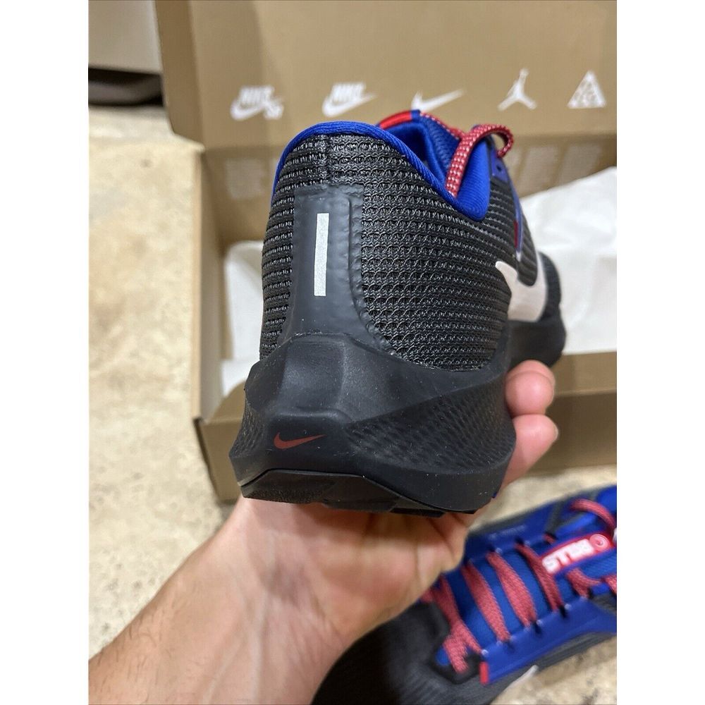 Nike Zoom Pegasus 40 Buffalo Bills NFL Mens Shoes Anthracite Blue DZ5976 001 NEW - Picture 4 of 7